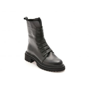 Ghete casual GRYXX negre, 16306, din piele naturala