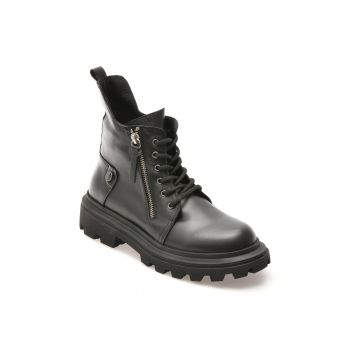 Ghete casual GRYXX negre, 580001, din piele naturala