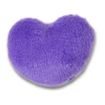 Jibbitz Crocs Purple Fuzzy Heart