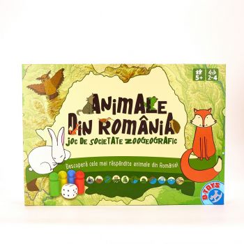 Joc Animale Din Romania- Joc De Societate Zoo-Geografic