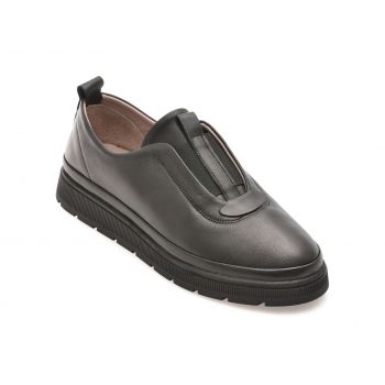 Pantofi casual GRYXX negri, 1463303, din piele naturala