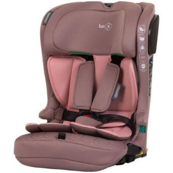 Scaun auto Chipolino Lux X I-Size 76-150 cm cu sistem Isofix flamingo