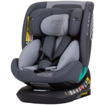 Scaun auto Chipolino Supreme I-Size 40-150 cm cu sistem Isofix granite