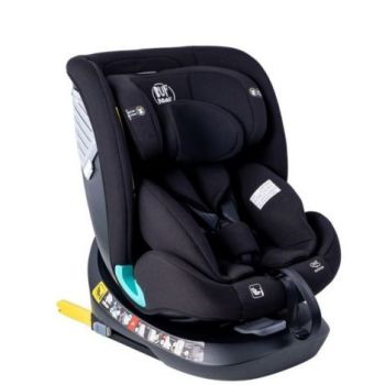 Scaun Auto Saphir DELUXE BUF BOOF iSIZE Black cu Isofix pozitie somn 165 grade rotativ 360 grade 40-150 cm