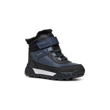 Geox cizme de iarna copii TREKKYUP ABX culoarea albastru marin, J46MBE.0MEFU