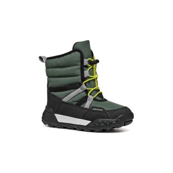 Geox cizme de iarna copii TREKKYUP ABX culoarea verde, J46MBC.0FU50