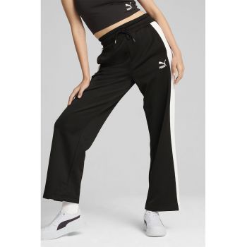 Pantaloni de trening cu snur in talie Iconic T7