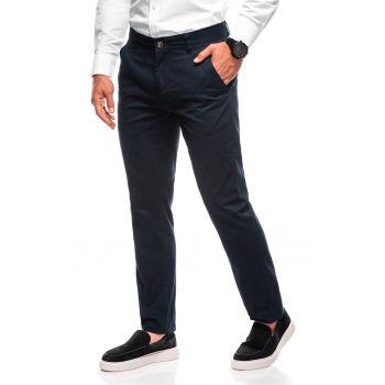 Pantaloni regular fit din amestec de bumbac