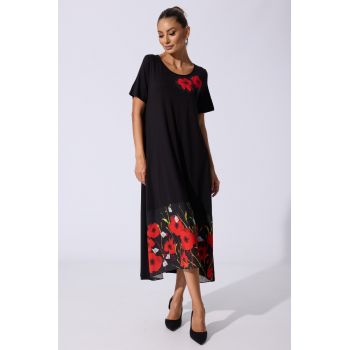 Rochie casual Yaneth Neagra