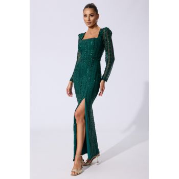 Rochie de ocazie Naveen Verde