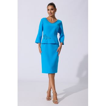 Rochie de ocazie Xintia Bleu