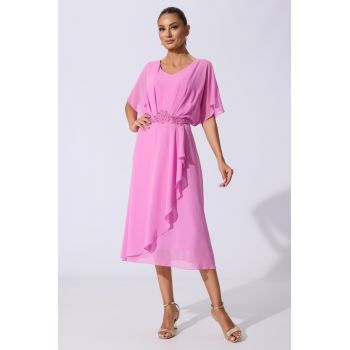 Rochie de ocazie Zaffira Roz