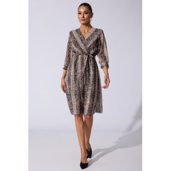 Rochie eleganta Peggie Animal Print