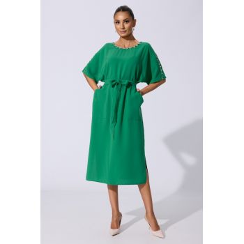 Rochie office Honesty Verde