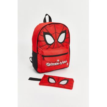 Set de rucsac si penar cu imprimeu cu Spiderman