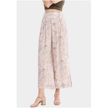 Pantaloni culotte cu imprimeu paisley Sideline