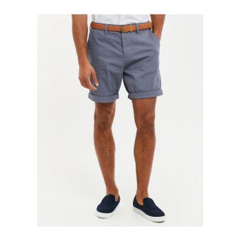 Pantaloni scurti chino cu o curea in talie THBCrusoe 3691