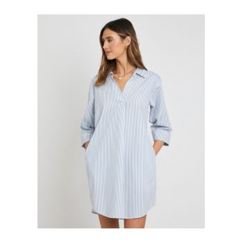 Rochie-camasa cu buzunare laterale