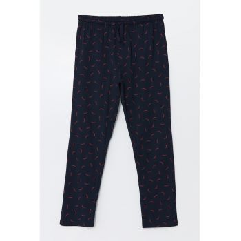 Pantaloni de pijama din bumbac cu imprimeu