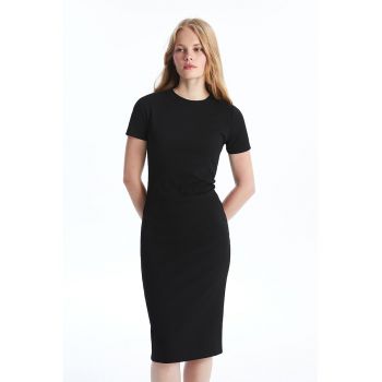 Rochie-tricou midi cambrata