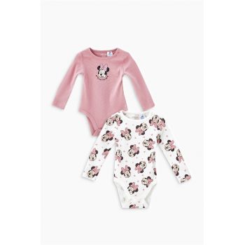 Set de body-uri cu imprimeu Minnie Mouse - 2 piese