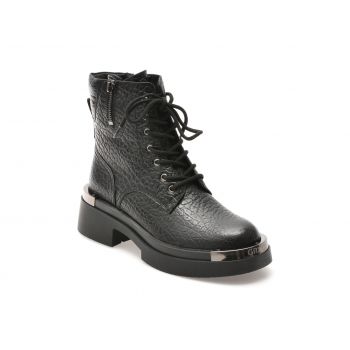 Ghete casual GRYXX negre, 3870, din piele naturala