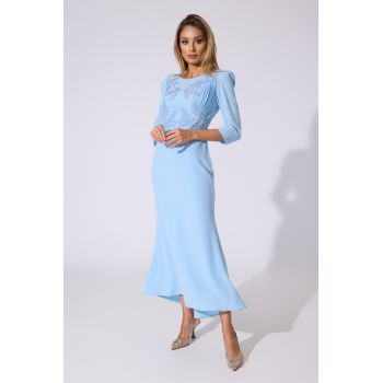 Rochie de ocazie Lunaria Bleu