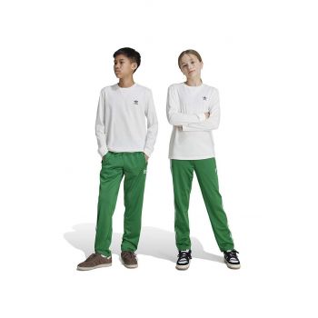 adidas Originals pantaloni de trening pentru copii FIREBIRD PANTS culoarea verde, cu imprimeu, IY9804