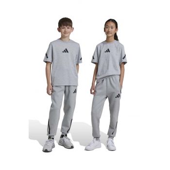 adidas pantaloni de trening pentru copii J Z.N.E. PT culoarea gri, cu imprimeu, JI7543