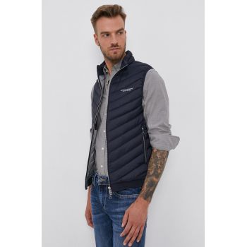 Armani Exchange Vestă de puf bărbați, culoarea albastru marin, de tranzitie