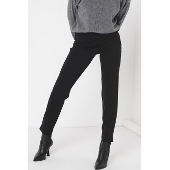 Blugi skinny cu talie inalta