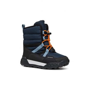 Geox cizme de iarna copii TREKKYUP ABX culoarea albastru marin, J46MBC.0FU50