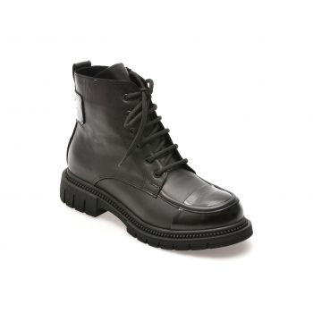 Ghete casual GRYXX negre, 2201450, din piele naturala