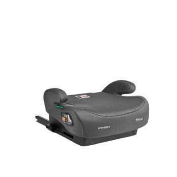 Inaltator auto cu isofix si spatar detasabil 125-150 cm i-Boost i-Size Dark Grey