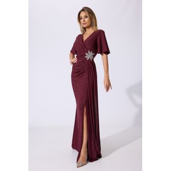 Rochie de ocazie Julienne Bordo