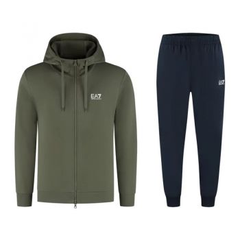 Trening EA7 M T-SUIT HOODIE FZ CH COFT