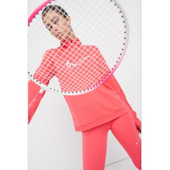 Bluza de trening cu tehnologie Dri-FIT si fenta cu fermoar - pentru alergare Swoosh