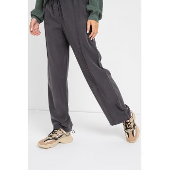 Pantaloni relaxed fit cu snur Olly