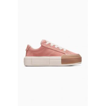 Converse tenisi din piele intoarsa Chuck Taylor All Star Cruise Suede culoarea roz, A10438C