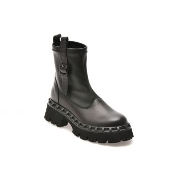 Ghete casual GRYXX negre, 208846, din piele naturala