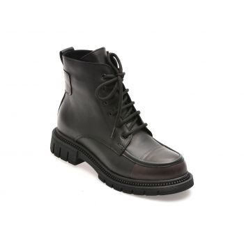 Ghete casual GRYXX negre, 2201450, din piele naturala