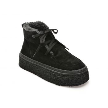 Ghete casual GRYXX negre, 4403509, din piele intoarsa