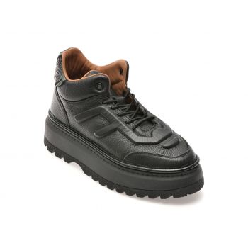 Ghete casual GRYXX negre, 513115, din piele naturala