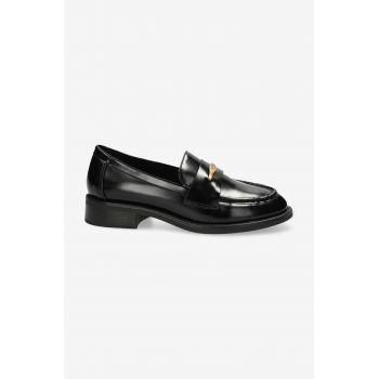 Mexx mocasini PEARL MAE femei, culoarea negru, cu toc plat, MITY1200443W