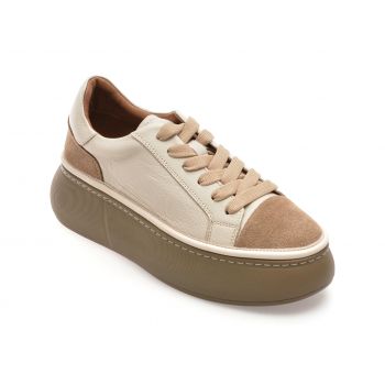 Pantofi casual GRYXX bej, 514075, din piele naturala