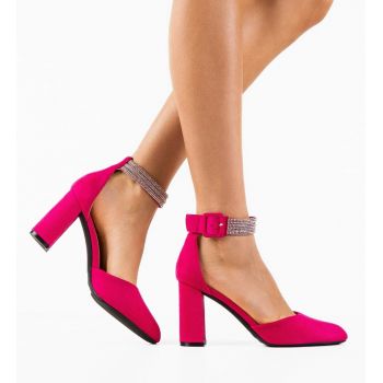 Pantofi dama Nelli Fuchsia