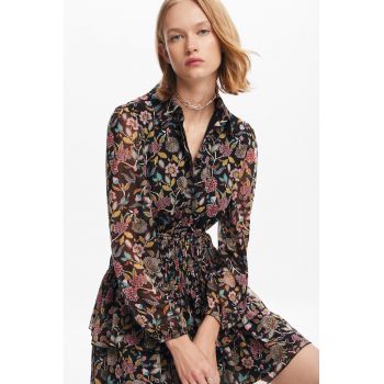 Rochie mini cu model floral