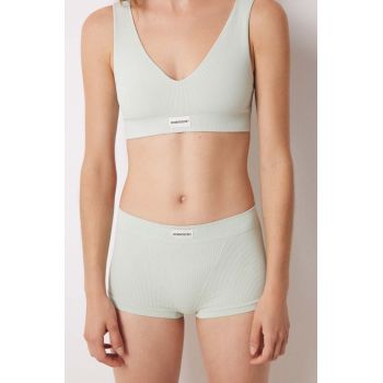 women'secret boxeri SEAMLESS 2 culoarea verde, 5128087