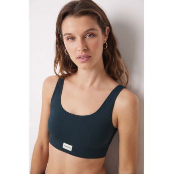 women'secret sutien SEAMLESS 2 culoarea verde, neted, 5108607