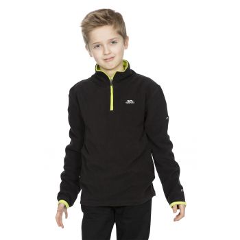 Bluza sport din material fleece cu fenta cu fermoar Etto